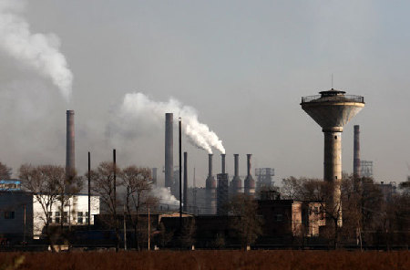 The town of Baotou in Inner Mongolia.