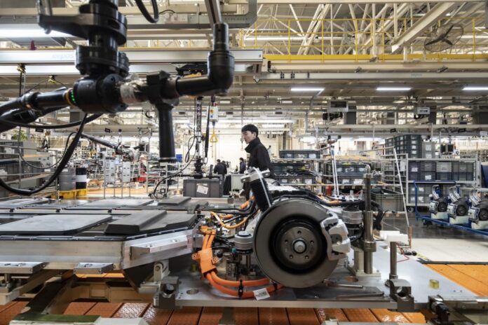 Operations at Geely's Zeekr Intelligent Factory