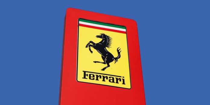 Tel,Aviv,,Israel,,October,6,,2016:,Ferrari,Logo,On,A